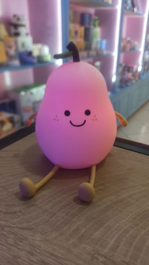 چراغ خواب سیلیکونی گلابی